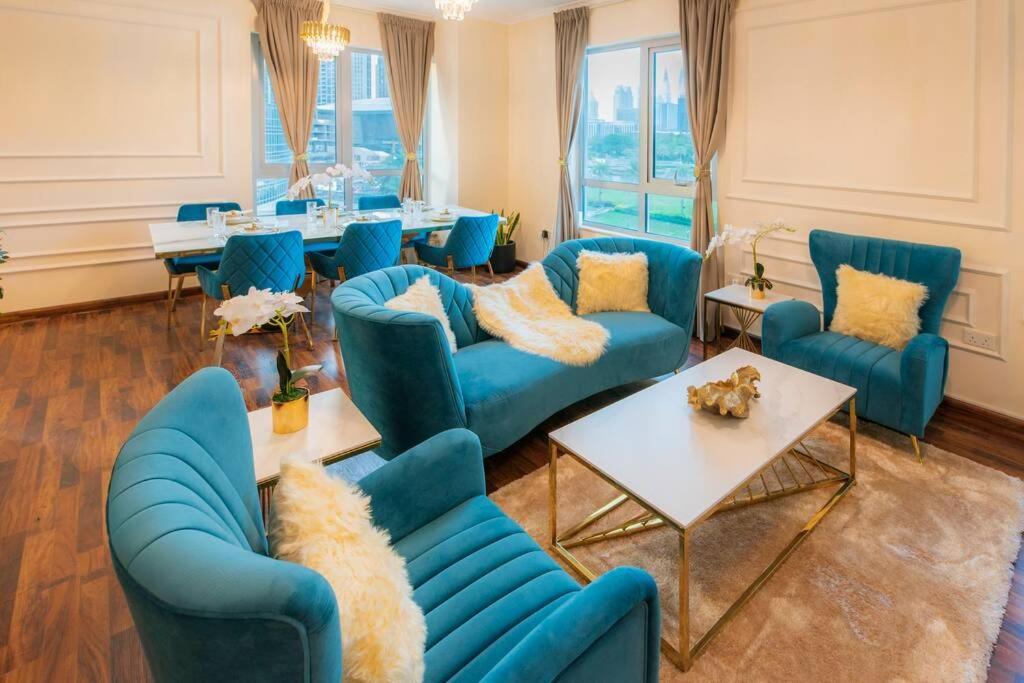 First Class 2Br With Full Burj Khalifa And Fountain View Dubai Bagian luar foto
