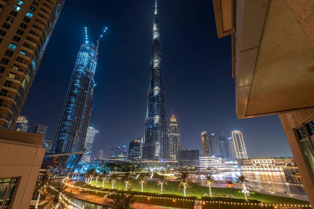 First Class 2Br With Full Burj Khalifa And Fountain View Dubai Bagian luar foto